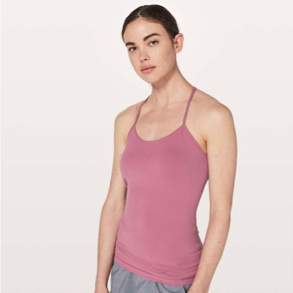 Lululemon Moss Rose Power Pose Tank